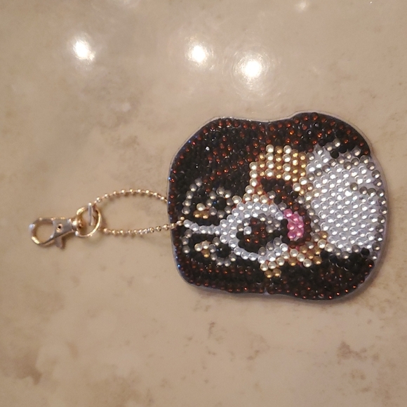 Jeweled English Springer Spaniel Keychain/Bag Charm nwot - Picture 4 of 4